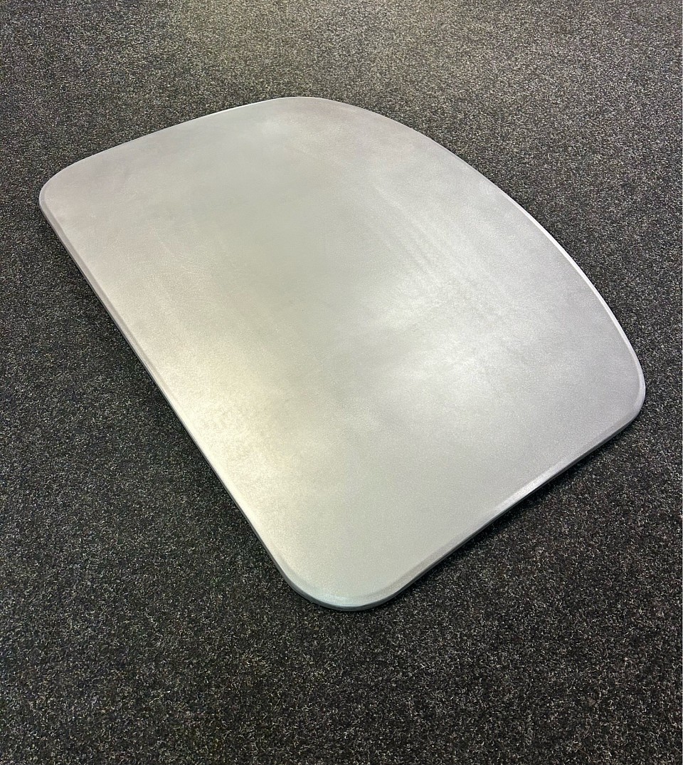 Jaguar e type aluminium boot lid skin, Fitting service also available.